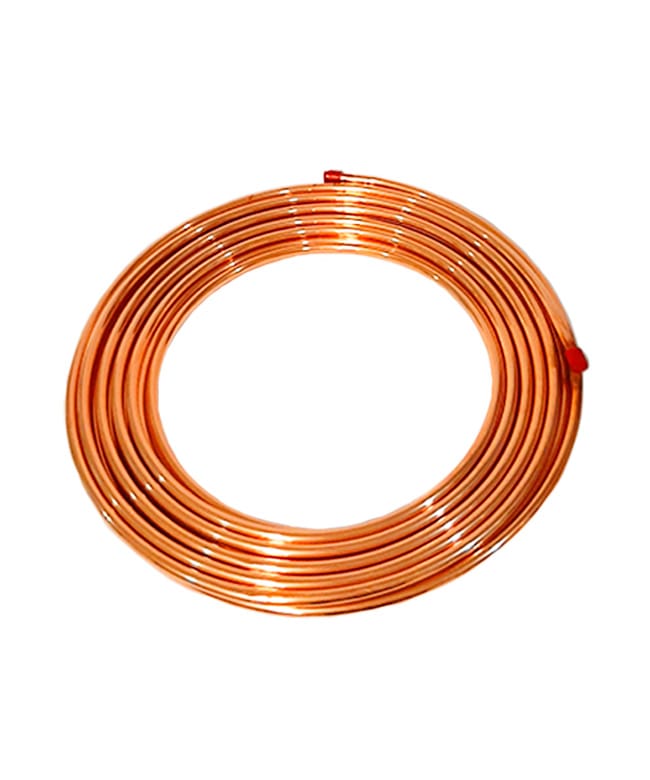 Tubería flexible de cobre
